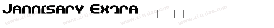 Jannisary Extra字体转换